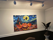 Load image into Gallery viewer, Spooky Starry Night Halloween Flag