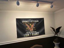 Load image into Gallery viewer, I Am A Grumpy Veteran Flag
