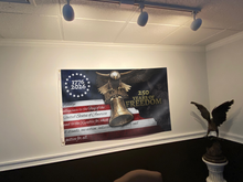 Load image into Gallery viewer, Patriotic Eagle Liberty Bell USA Flag