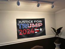 Load image into Gallery viewer, Justice for Trump Flag