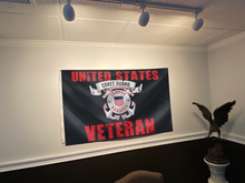 Load image into Gallery viewer, Semper Paratus Coast Guard Black Flag