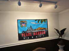 Load image into Gallery viewer, Pearl Harbor Hawaii Eagle USA Flag