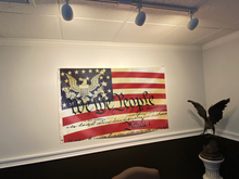 Load image into Gallery viewer, Vintage We The People American Eagle Flag