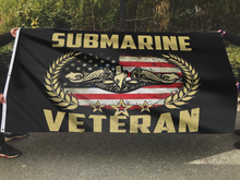 Load image into Gallery viewer, U.S. Submarine Veteran Flag