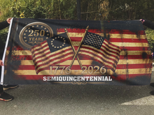 Load image into Gallery viewer, Semiquincentennial Tribute to the United States Flag