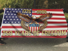 Load image into Gallery viewer, USA 250 Years of Freedom Eagle Flag