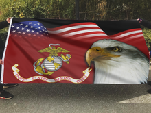 Load image into Gallery viewer, American–USMC Eagle Honor Flag