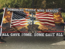Load image into Gallery viewer, Honoring Those Who Served - All Gave Some Flag