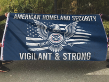 Load image into Gallery viewer, American Homeland Security Flag