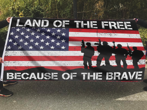 Land Of The Free USA Flag