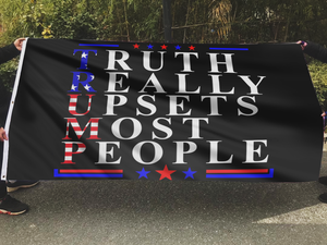 Truth Really Upsets Most People USA Flag
