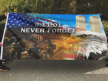 Load image into Gallery viewer, Never Forget 911 Flag