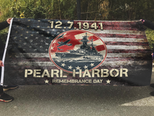 Load image into Gallery viewer, Pearl Harbor 12.7.1941 Flag