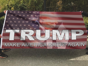 Trump Make America Great Again USA Flag