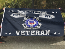 Load image into Gallery viewer, U.S. Coast Guard Veteran – We The People Flag