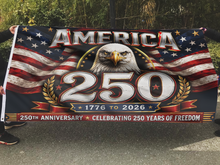 Load image into Gallery viewer, Stars &amp; Stripes Eagle 250 Flag