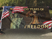 Load image into Gallery viewer, 250 Years of American Freedom Eagle Flag