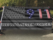 Load image into Gallery viewer, USA 911 We Will Never Forget Flag