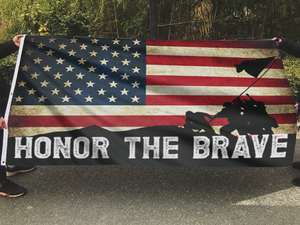 Honor The Brave Flag