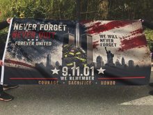 Load image into Gallery viewer, 9.11.01 We Remember Honor Flag