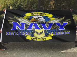 Navy Defending Freedom Since 1775 Flag