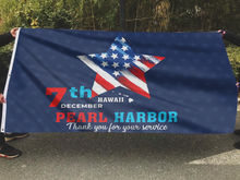 Load image into Gallery viewer, Pearl Harbor - Thank You for Your Service Flag