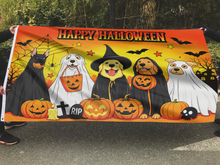 Load image into Gallery viewer, Halloween Dog Pumpkin Flag