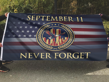 Load image into Gallery viewer, September 11 - Never Forget Eagle Flag