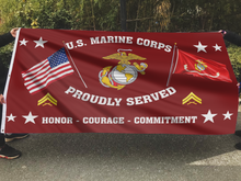 Load image into Gallery viewer, United States Marine Corps - Corporal Flag