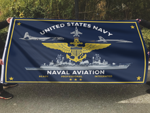 Load image into Gallery viewer, United States Navy - Naval Aviation Flag