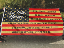 Load image into Gallery viewer, Pledge of Allegiance Patriotic American Flag