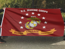 Load image into Gallery viewer, Guardians of Freedom – U.S. Marines Flag