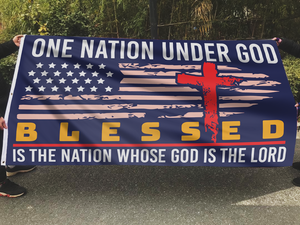 Blessed is the Nation Flag