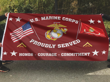 Load image into Gallery viewer, United States Marine Corps - Lance Corporal Flag