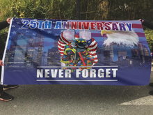 Load image into Gallery viewer, 25th Anniversary Never Forget Flag