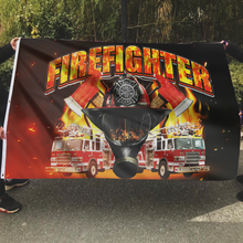 Load image into Gallery viewer, Firefighter Pride Flag