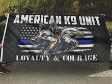 Load image into Gallery viewer, American K9 Unit Loyalty &amp; Courage Flag