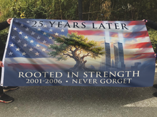 Load image into Gallery viewer, 25 Years Later - Rooted in Strength Flag