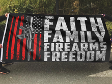 Load image into Gallery viewer, The 4 F’s Patriot Flag