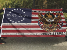 Load image into Gallery viewer, We The People United States Veteran Flag
