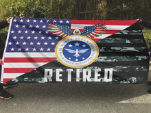 Load image into Gallery viewer, U.S. Air Force Retired Flag