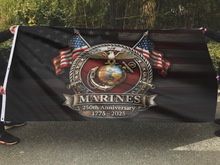 Load image into Gallery viewer, Forged in Valor – 250 Years Strong Flag