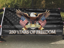 Load image into Gallery viewer, USA 250th Anniversary Bald Eagle Freedom Flag