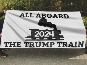 All Board The Trump Train 2024 Flag