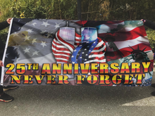 Load image into Gallery viewer, Never Forget 25th Anniversary Flag
