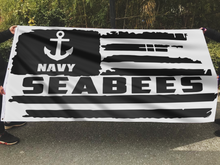 Load image into Gallery viewer, Navy Seabees Flag