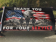 Load image into Gallery viewer, Thank you for Your Service USA Flag