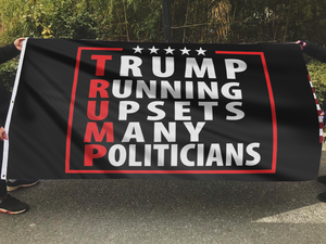 Trump Running Upsets Many Politicians Flag