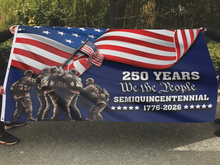 Load image into Gallery viewer, 250 Years of Unity - We The People Flag