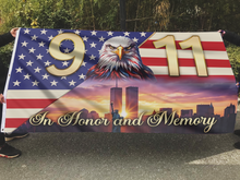 Load image into Gallery viewer, In Honor and Memory 911 Flag